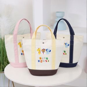 กระเป๋าผ้าแคนวาสแบบขายส่ง ปรับแต่งได้ รุ่นใหม่ พร้อมซิปปิด สำหรับใส่ของชำหรือไปเที่ยวชายหาด - Product Image 1