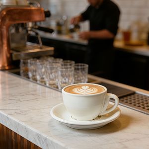 Ceramic Coffee <b>Cup</b> <b>Set</b> Pure White Solid Color Home Office Tableware 12383 Chaozhou Origin - Product Image 2