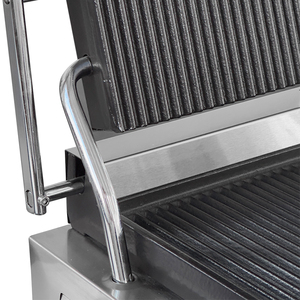 Thương Mại Sử Dụng Thiết Bị Nhà Bếp Thép Không Gỉ Điện Panini <span class=keywords><strong>Sandwich</strong></span> Press <span class=keywords><strong>Maker</strong></span> Grill Liên Hệ Với Grill - Product Image 3