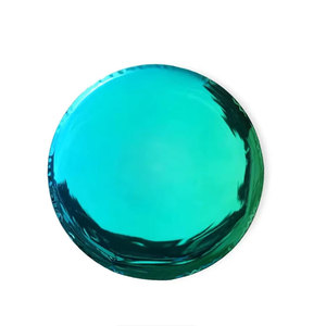 Decorazione da <span class=keywords><strong>Parete</strong></span> Moderna per Soggiorno, Scultura Rotonda in Acciaio Inossidabile con Superficie <span class=keywords><strong>a</strong></span> Specchio Argento Lucido - Product Image 5