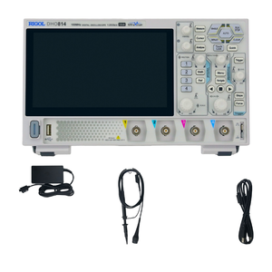Osciloscopio Digital Portátil <span class=keywords><strong>RIGOL</strong></span> DHO814 de Alta Resolución, 100MHz, 4 Canales, 12 Bits, con Pantalla Táctil de 7 Pulgadas y 4 Sondas de 150MHz - Product Image 4
