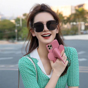 Lunettes de soleil carrées en métal personnalisées pour femmes, verres en résine UV400, monture marron, style urbain tendance, protection solaire pour la conduite et les voyages - Product Image 2