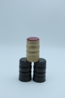 Capsule rétractable en polylaminé pour bouteille de whisky avec logo personnalisé, capsule en aluminium