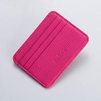 Dompet Kartu Tempat Koin Pria, Dompet Kartu Gaya Ramping Kulit
