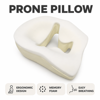 Coussin de soutien occipital en mousse à mémoire de forme pour soulagement de la pression, avec découpe en forme de beignet, pour personnes alitées, personnes âgées et récupération post-opératoire, vente en gros