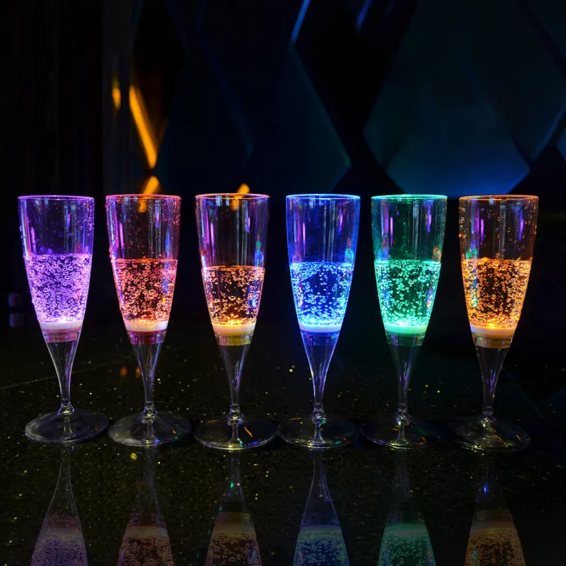 Glow In The Dark acqua liquido attivato 400ml LED Light Up tazze Multicolor LED vecchio stile occhiali per matrimoni festival