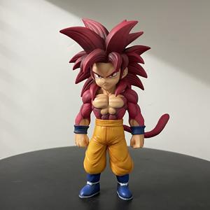 Figurine Goku <span class=keywords><strong>Super</strong></span> Saiyan 4 DBZ Premium en PVC avec queue de fourrure rouge et tenue de combat, modèle d'<span class=keywords><strong>anime</strong></span> pour l'affichage et les cadeaux - Product Image 2