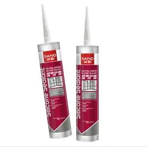 OEM High quality Non-corrosive sealant SANVO Neutral Silicone Sealant EX541 for copper,gold and other metal mirror coating