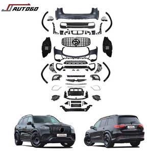 Kit de Carrocería de Material PP ABS de Nuevo Diseño para Benz <span class=keywords><strong>GLS</strong></span> 400 <span class=keywords><strong>450</strong></span> <span class=keywords><strong>4MATIC</strong></span>, Actualización a GLS63 AMG, Conjunto de Parachoques - Product Image 1