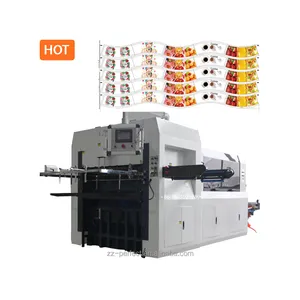 High quality automatic rotary cardboard creasing and die cutting machine for paper cup