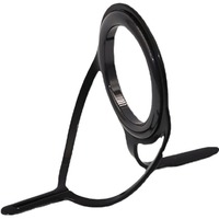 Canne à pêche en acier inoxydable pour radeau/leurre, avec anneaux de guidage en céramique à double patte et œillets de guidage de ligne, pour modification de canne de pêche DIY