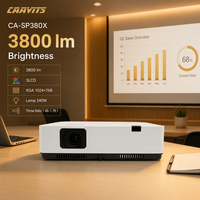 Projecteur CAAVITS 4200 Lumens WXGA 3LCD haute luminosité pour salle de réunion, projecteurs de signalisation numérique, vente en gros, personnalisé CA-S420W