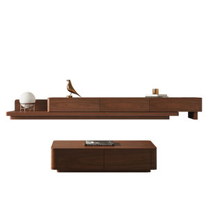 أثاث عصري بسيط من خشب الجوز ، أرضيات خشبية فاخرة وأنيقة ، أثاث قائم لغرفة المعيشة وغرفة النوم - Product Image 6