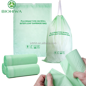 Grs ODM thơm hộ gia đình rác dây rút túi rác phân hủy sinh học trashbags 13 30 gallon cao Nhà Bếp Dây Kéo Thùng rác Túi - Product Image 6