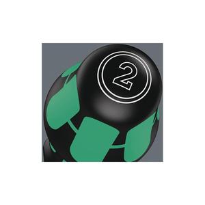 Destornillador Wera 355 PZ tamaño PZD 3, longitud de hoja 150 mm Mango de 2 componentes hoja redonda - Product Image 2