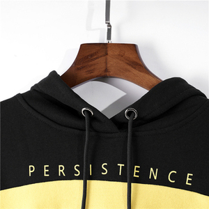 Pullover con stampa personalizzata girocollo da <span class=keywords><strong>donna</strong></span> Fitspi con righe gialle nere - Product Image 4