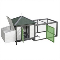 Vente en gros jardin arrière-cour extérieur commercial poulailler en bois poule ponte nichoir cage pour animaux de compagnie poulailler