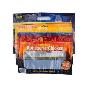 Túi Đóng Gói Bằng Nhựa Thiết Kế Theo Yêu Cầu Túi Có Khóa Kéo Đứng Làm Bằng Vật Liệu Chống Sương Mù Cho Túi Gà Nướng - Product Image 6