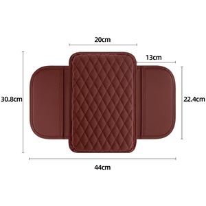 Tapis de rangement universel pour boîte à <span class=keywords><strong>gants</strong></span> de voiture, pochette de rangement pour véhicule, coussin de rehaussement central multifonctionnel pour coudes - Product Image 4