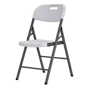 Chaise pliante d'extérieur en plastique blanc au design moderne pour pique-nique, mariage, fête, à bas prix, moulée par soufflage, pour salle à manger, hôtel et cuisine - Product Image 1