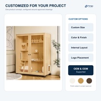 Villa pour chat moderne personnalisée en verre et bois massif, cage fermée pour chat d'intérieur avec toit en bois pour toutes les saisons