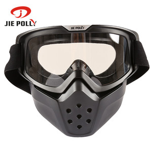 JIEPOLLY <span class=keywords><strong>Occhiali</strong></span> di Sicurezza Personalizzati con Logo, <span class=keywords><strong>Occhiali</strong></span> <span class=keywords><strong>da</strong></span> Corsa per Moto, <span class=keywords><strong>Occhiali</strong></span> <span class=keywords><strong>da</strong></span> Motocross, <span class=keywords><strong>Occhiali</strong></span> Sportivi, Maschera Facciale - Product Image 4