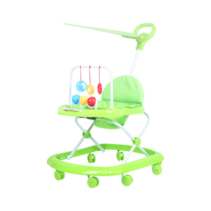 車輪と天蓋付きの多機能プラスチック製ウォーキングチェアベビーウォーカー - Product Image 5