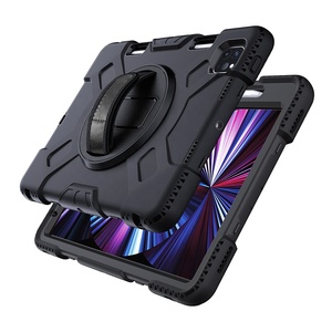 Funda de <span class=keywords><strong>mano</strong></span> con soporte de rotación de 360 grados para <span class=keywords><strong>IPad</strong></span> Pro 10,5, 11, 12,9, 2018, 2020, 2021, 9,7, Air 4, 5, <span class=keywords><strong>Mini</strong></span>, 6, a prueba de golpes - Product Image 2