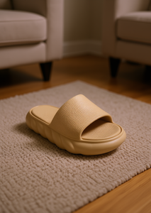 Sandali EVA da donna taglia 25, infradito a punta aperta, ultra morbidi, antiscivolo, comode ciabatte da bagno per tutte le stagioni, colore unico. - Product Image 2
