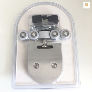 <span class=keywords><strong>Roulette</strong></span> <span class=keywords><strong>de</strong></span> porte coulissante en verre pour hôtel, quincaillerie <span class=keywords><strong>de</strong></span> porte suspendue en verre pour <span class=keywords><strong>douche</strong></span>, en promotion - Product Image 2