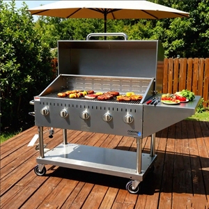 Core <span class=keywords><strong>Pro</strong></span> Parrilla de cocina comercial de gas de acero inoxidable para exteriores-Fácil de limpiar - Product Image 1