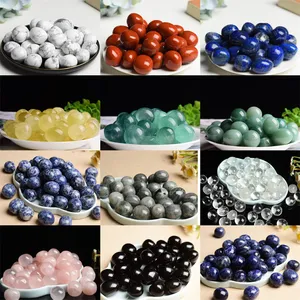 Wholesale Price Natural Crystal Crafts High Quality Round Tumbled Rose Quartz Tumbled For Decoration