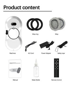 Meilleures ventes W17S <span class=keywords><strong>Robot</strong></span> nettoyeur <span class=keywords><strong>de</strong></span> <span class=keywords><strong>vitres</strong></span> automatique Intelligence avec pulvérisation d'eau <span class=keywords><strong>Robot</strong></span> <span class=keywords><strong>de</strong></span> nettoyage - Product Image 4