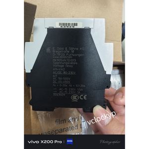 รีเลย์ตรวจสอบแรงดันไฟฟ้า Dold MK9054 0035938 DC15-150mV UH AC110V 5S วาริมิเตอร์มือสอง - Product Image 2