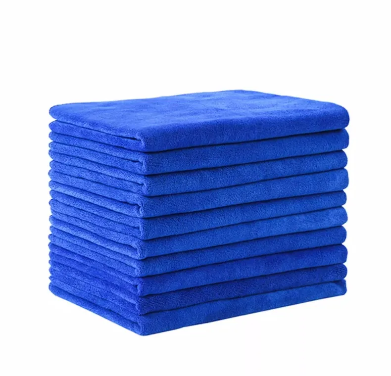 Serviettes de nettoyage en microfibre personnalisées Super absorbantes, chiffon doux et non pelucheux