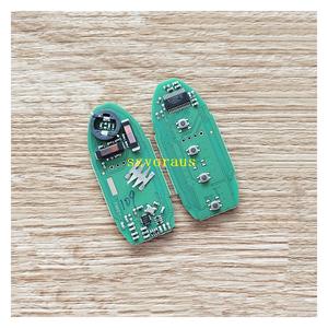 Clé de voiture intelligente à 4 boutons de haute qualité pour Nissan, <span class=keywords><strong>carte</strong></span> intelligente sans logo, 433 MHz, puce 4A, accessoires de clé de voiture, vente en gros - Product Image 5