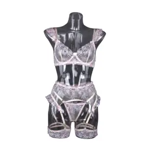 Nuevo Sujetador de encaje Deep V Sexy Bra Set Supply Body Sexy Ropa interior de mujer sexy para mujer