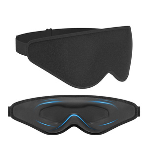 2026 gros 3D profilé respirant <span class=keywords><strong>masque</strong></span> de sommeil personnalisé Logo privé Premium <span class=keywords><strong>masque</strong></span> pour les <span class=keywords><strong>yeux</strong></span> patchs - Product Image 2