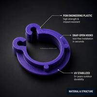 Clip anti-goutte pour pente minier, connecteur PP anti-refoulement pour tuyau d'irrigation goutte-à-goutte en PE, empêche le reflux sur les terrains en forte altitude