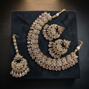 Elegante Juego de Joyería de Latón de Alta Calidad con Circonitas, Chapado en Rodio, Estilo Étnico, para Regalo de Boda, Compromiso, Aniversario o Fiesta - Product Image 3