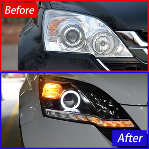 Conjunto de Faros Delanteros para Automóvil Honda CR-V 2007-2011, Faros LED de 6500k, Lentes de Proyector, Nuevo Estado, Herramienta para Automóvil de 12V - Product Image 3