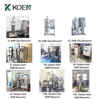 Bioréacteur en acier inoxydable de 30L à 100000L avec système de refroidissement à double enveloppe pour la fermentation industrielle