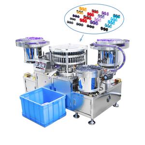 Máquina Automática de Montagem de Tampas e Rolhas de Borracha de Alta Velocidade 20.000 peças/h para Tubos de Teste de Sangue - Product Image 1