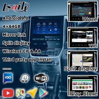 Android Wireless Carplay Auto Box para Toyota Land Cruiser LC200 VXR Navigation Box 2014-2021 Interfaz de video de Lsailt
