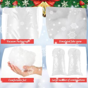 Noël Faux Neige Noël <span class=keywords><strong>Coton</strong></span> Comme Fluffy Intérieur Neige Artificielle Faux Pour La Décoration De Noël Affiche, 100g - Product Image 3