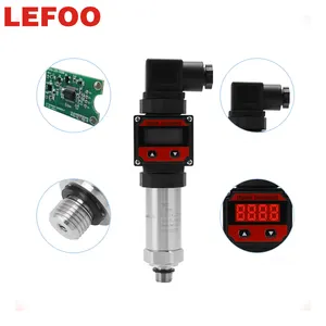 LEFOO Gas Liquid Anticorrosive Digital Pressure Sensor 10kpa LCD Digital Display Pressure Transmitter