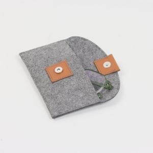 Sac de pochette souple pour lunettes avec logo personnalisé pochette en feutre pour lunettes de soleil - Product Image 6