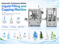 Machine de remplissage et de bouchage multi-têtes continue pour sauces, vinaigrettes et aliments visqueux en bouteilles, en acier inoxydable SUS304 de qualité alimentaire