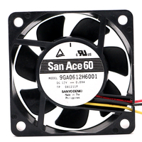 SANYO 9G0612P1M031 12VDC 0,09A 60*60*20MM 6020 6CM SANYO Kipas Pendingin Aksial Bantalan Bola Asli