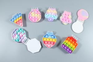 Cartable Fidget pour retourner à l'école, sacs <span class=keywords><strong>Pop</strong></span> <span class=keywords><strong>it</strong></span> & <span class=keywords><strong>pop</strong></span> <span class=keywords><strong>it</strong></span> Notebook et étuis à crayons <span class=keywords><strong>Licorne</strong></span> Fournitures scolaires Fidget Soulagement du stress - Product Image 6